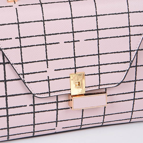 millennial pink crossbody Clutch Bag - Picture 4 of 5